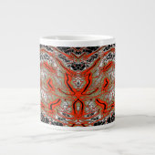 Crimson Fluxwave Jumbo Mug Grote Koffiekop (Voorkant)
