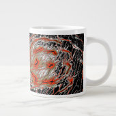 Crimson Fluxwave Jumbo Mug Grote Koffiekop (Rechts)