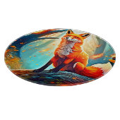 Crimson Fox Scene Design Snijplank (Hoek)