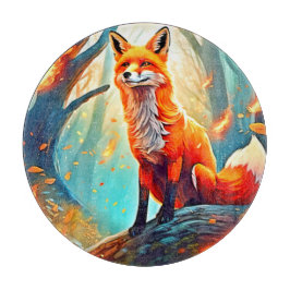 Crimson Fox Scene Design Snijplank
