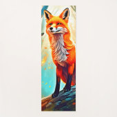 Crimson Fox Scene Design Yogamat (Voorkant)