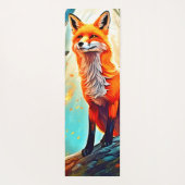 Crimson Fox Scene Design Yogamat (Achterkant)