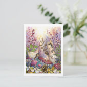 Crimson Foxglove Briefkaart (Staand voorkant)