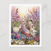 Crimson Foxglove Briefkaart (Voorkant)