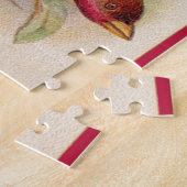 Crimson Fronted Finch Legpuzzel (Zijkant)