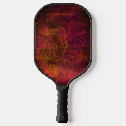 "Crimson Galaxy" Abstracte Pickleball Paddle (Achterkant)