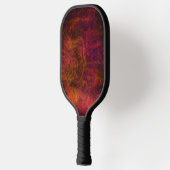 "Crimson Galaxy" Abstracte Pickleball Paddle (Links)