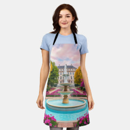 Crimson Garden Delight - Bloemfontein Schort