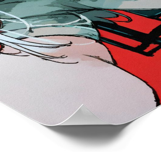 Crimson Gaze Poster (Hoek)