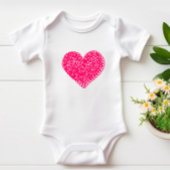 Crimson geïsoleerd hart romper