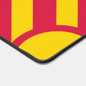 Crimson & Gold Diagonal Crest Mat – Customizable (Hoek)