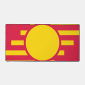 Crimson & Gold Emblem Circle Desk Mat – Customize (Voorkant)