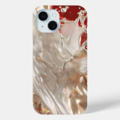 Crimson Gold Splash iPhone Case (Achterkant)