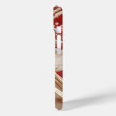 Crimson Gold Splash iPhone Case (Achterkant / Links)