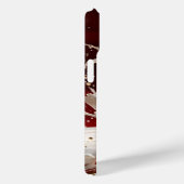 Crimson Gold Splash iPhone Case (Achterkant / Rechts)