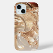 Crimson Gold Splash iPhone Case (Achterkant)
