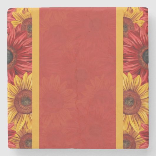 Crimson Gold Stenen Onderzetter (Voorkant)