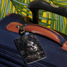 Crimson Gothic Calavera – Zwarte Roos