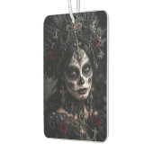 Crimson Gothic Calavera – Zwarte Roos Luchtverfrisser (Links)