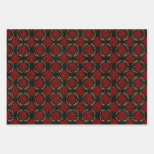 Crimson Gothic Gift Wrap Inpakpapier Vel (Voorkant)