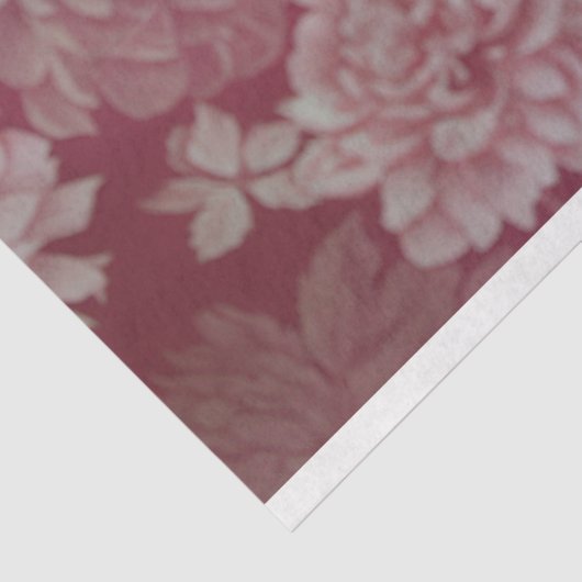 Crimson Gothic Skeleton Raven Halloween Decoupage Tissuepapier (Detail)