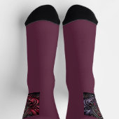 Crimson Gothic Sokken - Crew Sokken (Top)
