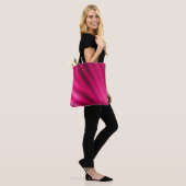 Crimson Gradient Abstract Tote Bag (Op model)