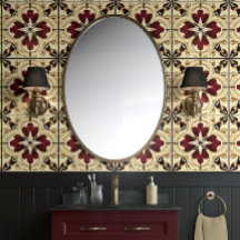 Crimson Grandeur - Rood, Beige, Zwart - Traditione