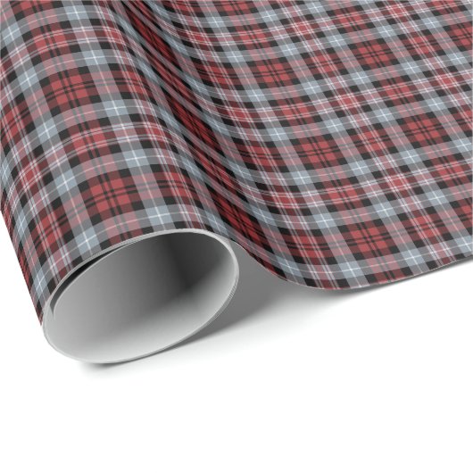 Crimson, Grey en Black Sporty Pset Cadeaupapier (Rol Hoek)