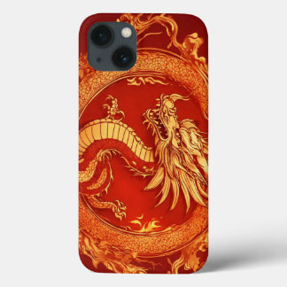 Crimson Guardian: Rode Draak Tattoo Case-Mate iPhone Case