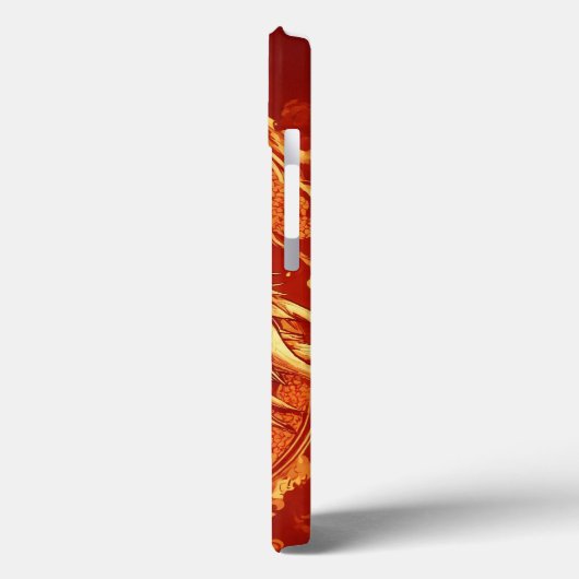 Crimson Guardian: Rode Draak Tattoo Case-Mate iPhone Case (Achterkant / Links)