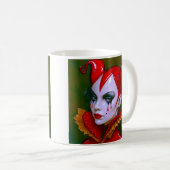 Crimson Harlequin Koffiemok (Voorkant rechts)