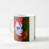 Crimson Harlequin Koffiemok (Voorkant links)