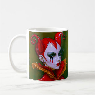 Crimson Harlequin Koffiemok