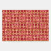 Crimson Harmony: Japans patroon inpakpapier (Voorkant 2)