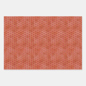 Crimson Harmony: Japans patroon inpakpapier (Voorkant)