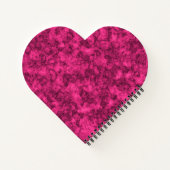 Crimson, helder marmerpatroon notitieboek (Achterkant)