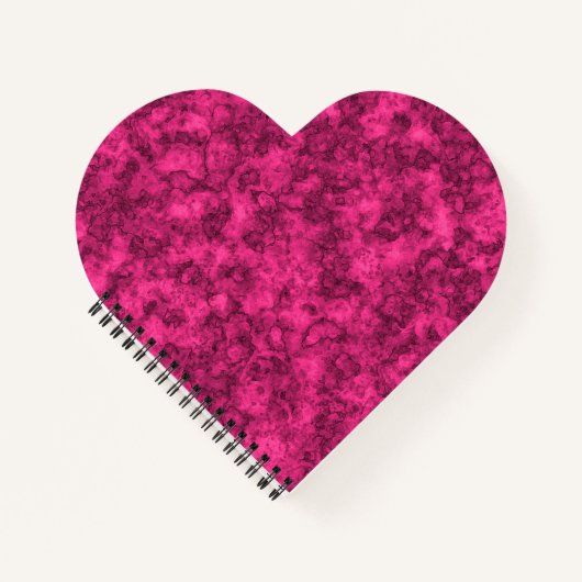 Crimson, helder marmerpatroon notitieboek (Voorkant)