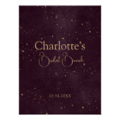 Crimson Hemelse Zon en Maan Vrijgezellenfeest Teke Perfect Poster (Voorkant)