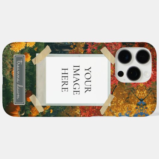 Crimson-Herfst Case-Mate iPhone Case (Achterkant (horizontaal))