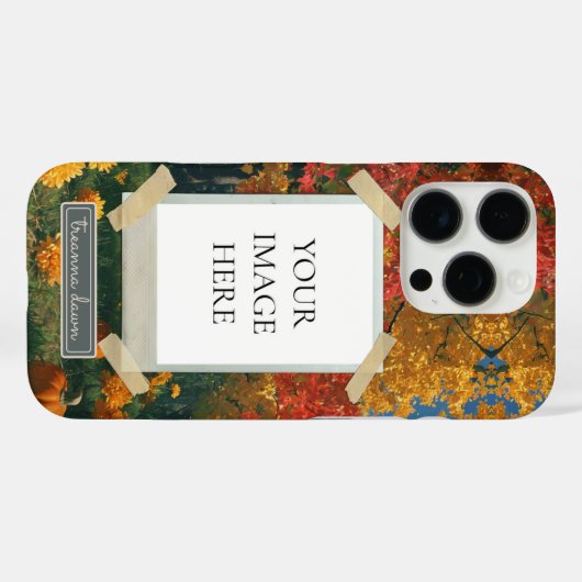 Crimson-Herfst Case-Mate iPhone Case (Achterkant (horizontaal))