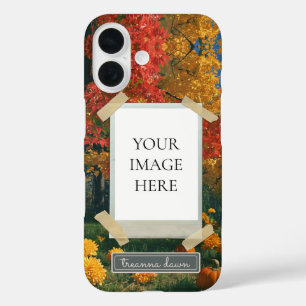 Crimson-Herfst iPhone 16 Hoesje