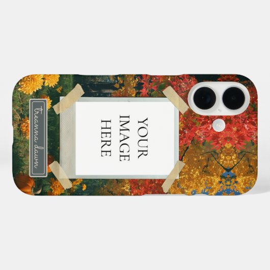 Crimson-Herfst Case-Mate iPhone Case (Achterkant (horizontaal))