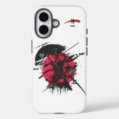 Crimson Honor: Samurai Krijger Case-Mate iPhone Case (Achterkant)