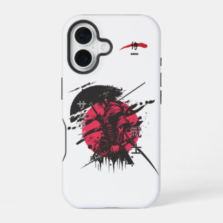 Crimson Honor: Samurai Krijger iPhone 16 Hoesje