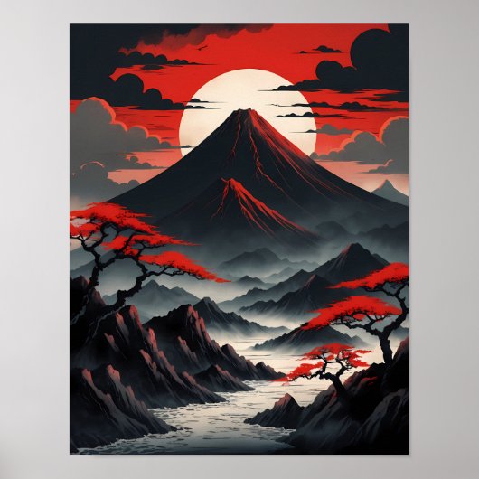 Crimson Horizon Poster (Voorkant)