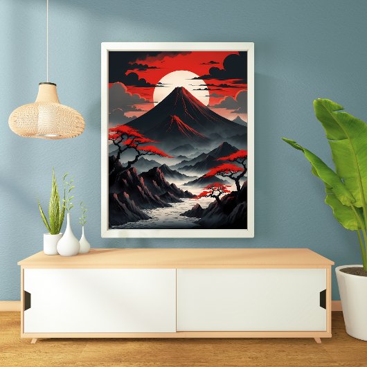 Crimson Horizon Poster