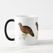 Crimson Horned Pheasant Magische Mok (Links)