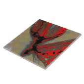 Crimson Impact Tile Tegeltje (Zijkant)