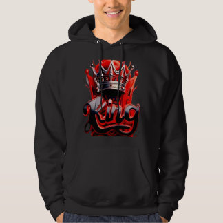 Crimson King Zilveren Kroon - Urban Streetwear Edi Hoodie